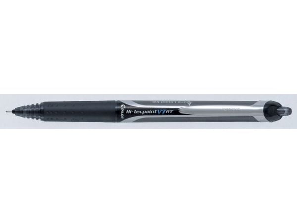 Rulla Pilot Hi-tecpoint V7 RT musta viivanleveys 0,4mm - (12 kpl)