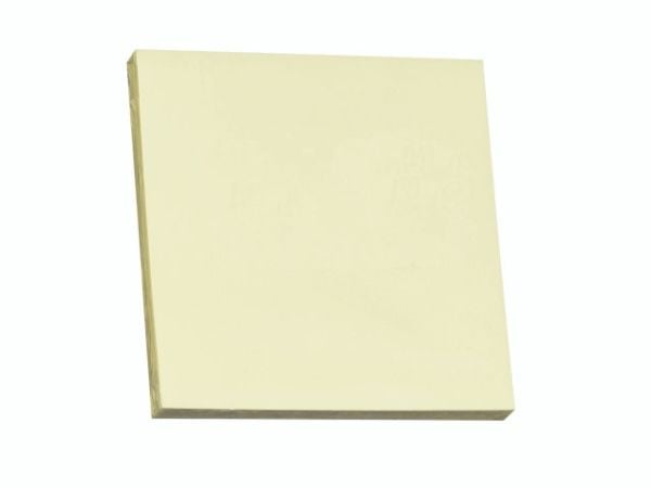Notes, Q-Line, gul, 76x76mm pakke a 12 stk