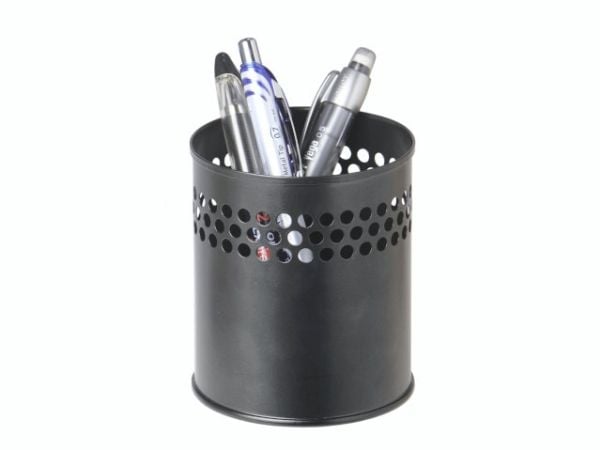 Penneholder TWIN METAL sort