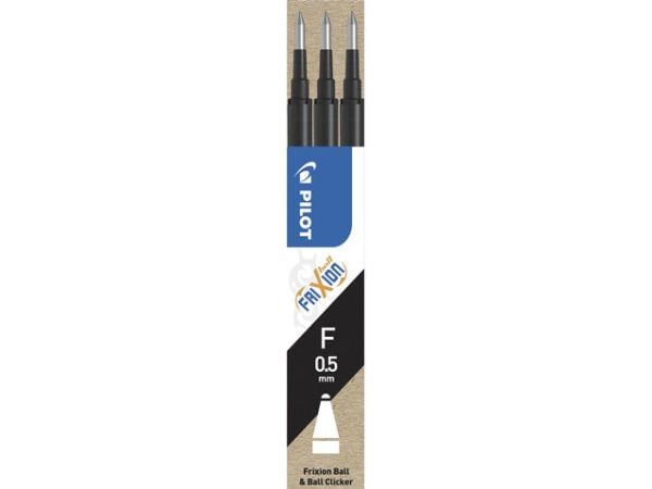 Refill Pilot Frixion Fine 0.5 mm sort (3 stk.) Refill Pilot Frixion Fine 0.5 mm sort (3 stk.)