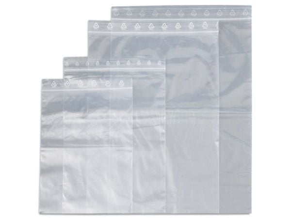 Dragkedjepåse Master'in Performance 50 µm 180 x 250 mm LD-PE transparent utan tryck dragkedja