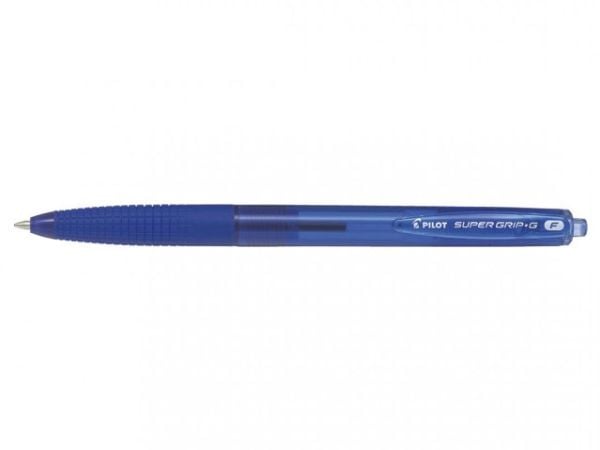 Pilot Super Grip G Retractable, Gjenfyllbar, Blå