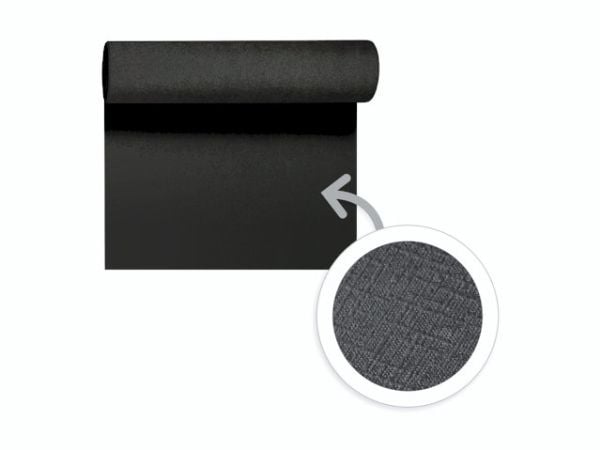 Duni Tête-a-tête - Bordslöpare - Storlek 41 cm x 24 m - engångsvara - svart