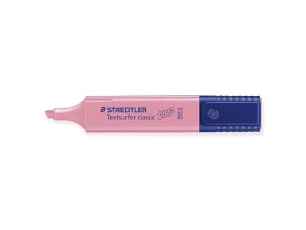 Tekstmarker Staedtler 364 pastel lys pink Textsurfer Classic - (10 stk.)