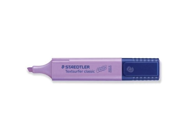 Tekstmarker Staedtler 364 pastel lys lilla Textsurfer Classic - (10 stk.)