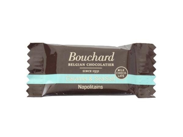 Chokolade Bouchard Karamel/Havsalt - 5g flowpakket (1kg)