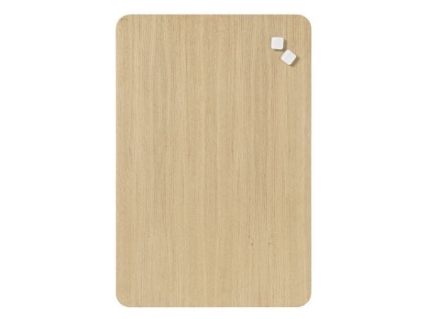Super Stærke Magneter' akryl hvid 2,5 x 2,5 cm - (2 stk.)