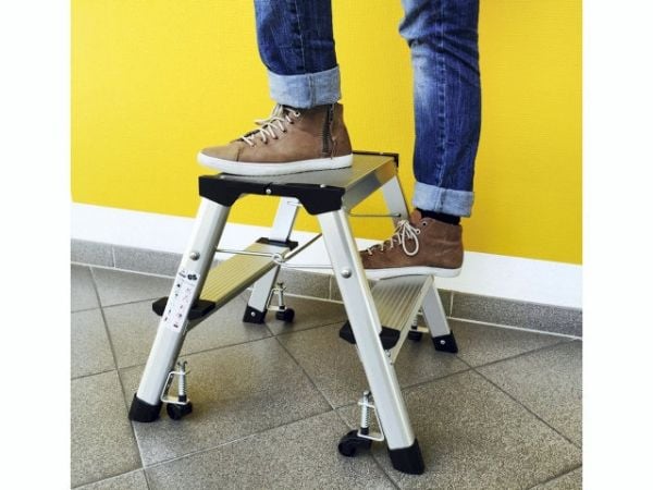 TWINCO TWIN MINI 6400 - Trinnstige - 2 trinn - 2 seksjoner - aluminium