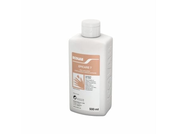 Skincarelotion, Ecolab Epicare 7, 500 ml, hvid - (12 stk.)