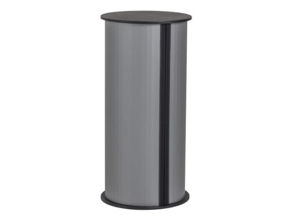 Mässbord TWIN rund svart