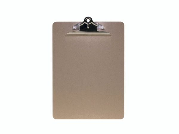 Utklippstavle A4 med sterk klemme, MDF295x10x210mm 0,2kg (1stk)