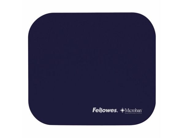 Fellowes Mouse Pad with Microban Protection - Musmatta - marinblå