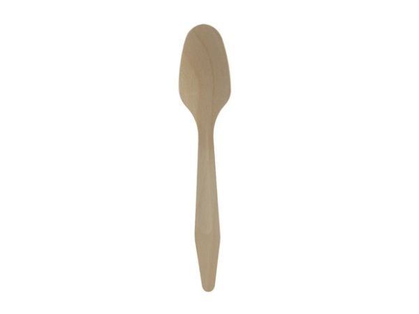 Lusikka 185 mm Lux Koivupuu öljytty sileäpintainen,100 kpl/ps - (100 kpl.)
