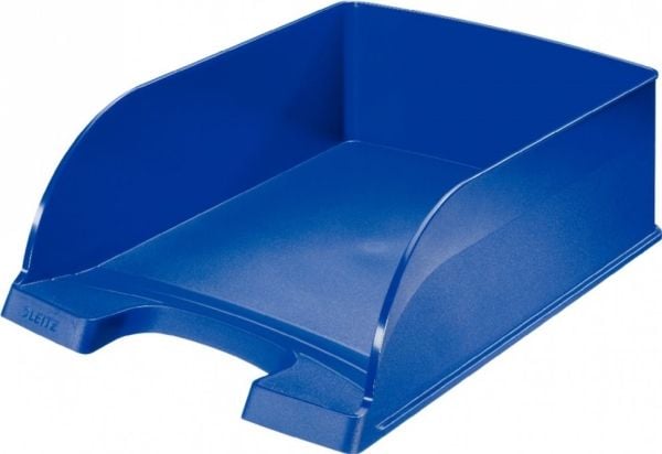Leitz Plus Jumbo lomakelaatikko, Muovi, Sininen, A4, Kirjekuori, Kirjain, Note, Paperi, 242 x 330 x 95 mm, 255 x 357 x 103 mm