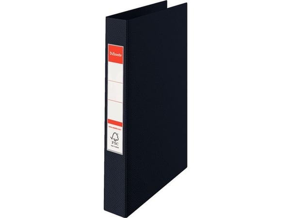 Esselte - Ringperm - bokryggbredde: 42 mm - for A4 (210 x 297 mm) - kapasitet: 190 ark - svart