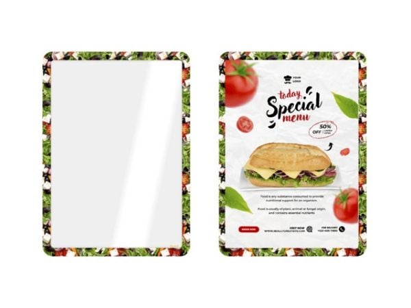 Informationsram Securit transparent A4