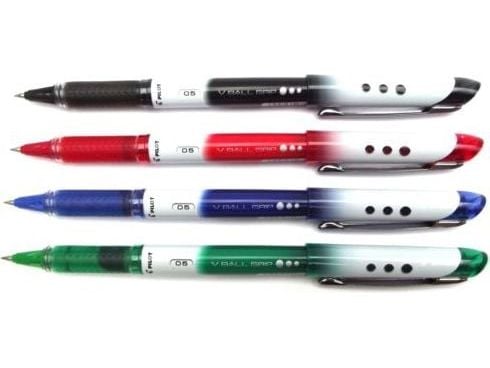 Rullepenna - Pilot V-Ball Grip - 0,5 mm - svart