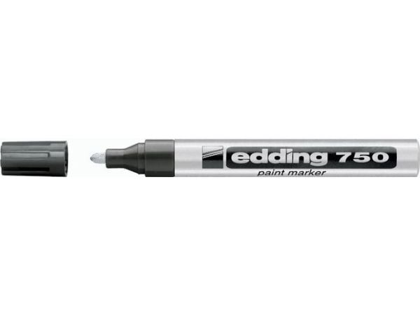 Maalitussi Edding® 750 hopea - (10 kpl/pakkaus)
