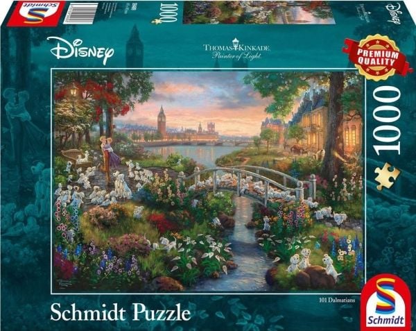 Schmidt Spiele 4059489, 1000 brikker, Landskab, 12 År