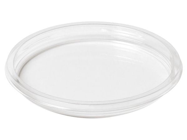 Muovikansi Ø116 mm RPET Ready for Cup Crystal Deli, 10 kpl x 35 kpl/krt