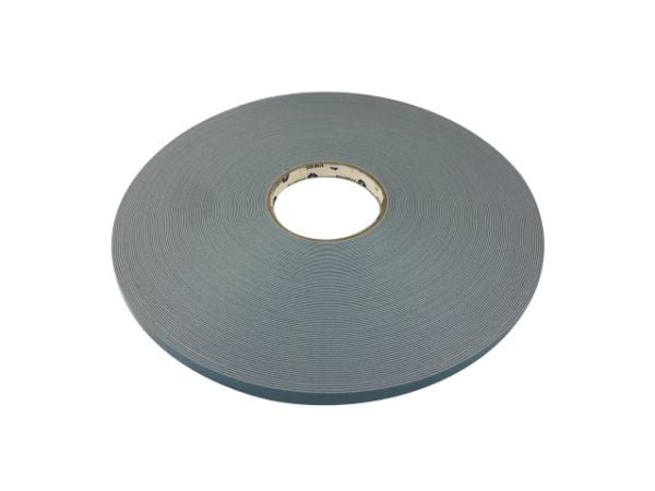 Dobbeltklæbende tape, 12 mm x 50.00 m samlet tykkelse 1100 µm kernediameter: 76 mm, Rulle, polyethyl