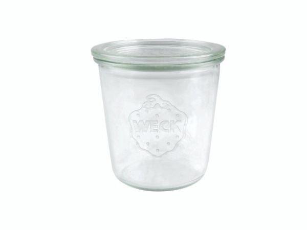 Sylteglas, Rund, Ø 100, højde 107 Glass, transparent, pakke a 6 stk Weck Fødevaregodkendt
