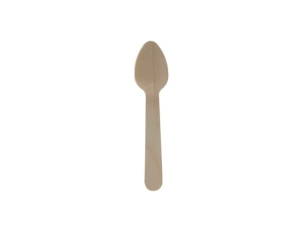 Träbestick issked 11cm vaxad 100 st/pack - (100 st)