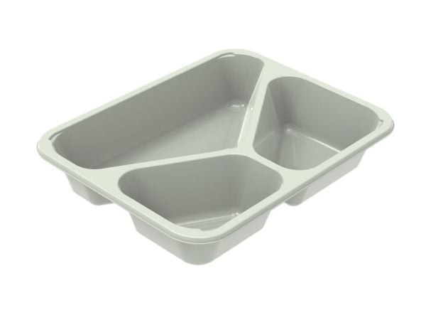 Bricka 3-fack C 2227-3F 227x178x43 mm 545/280/200 ml Evolve CPET, 420 st/fp