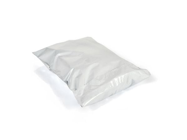 Coex Forsendelsespose, BNT, 50 µm, 400 x 600 mm, genanvendt LDPE, sort/hvid 2 permanente adh. luknin