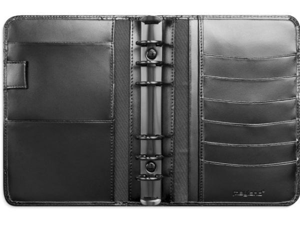 Dagkalender System PP skind sort 9,5x16,8cm 2024 2780 00