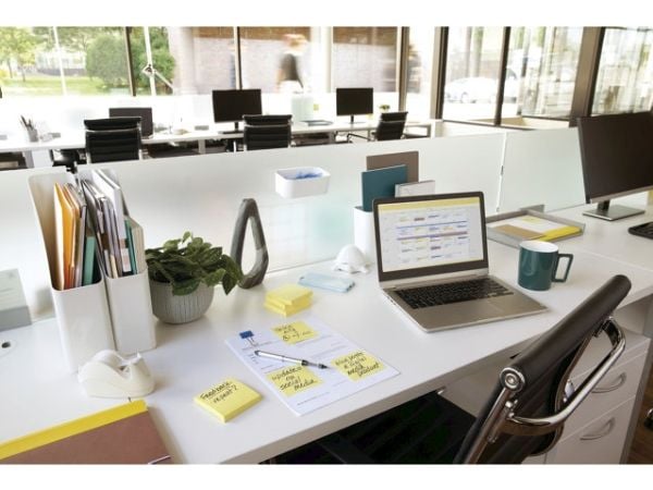 Post-It 7100290186, Rektangel, Gult, Papir, 76 mm, 127 mm, 100 ark