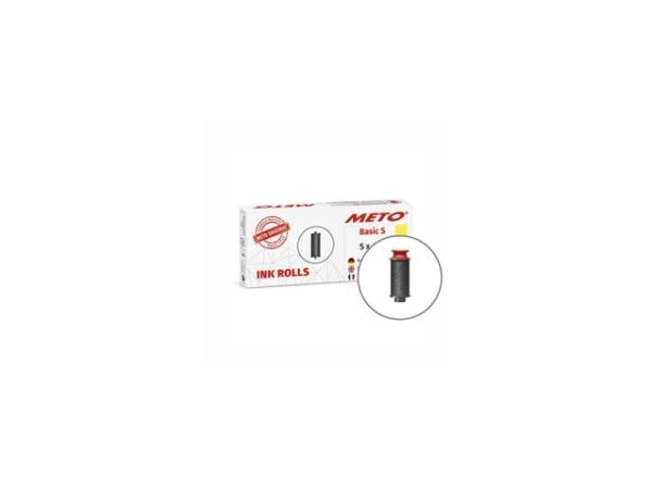 METO 9505909 färgrullar för Basic S/Arrow S, svart, 5-pack