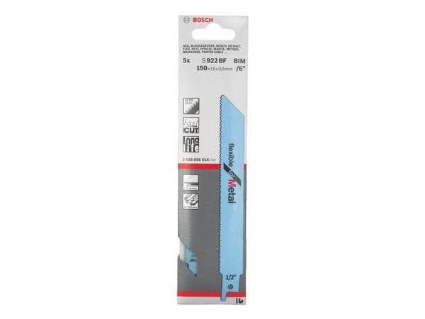 Bosch BAJONETSAVKLINGE S 922 BF 5 STK BIMETALLI
