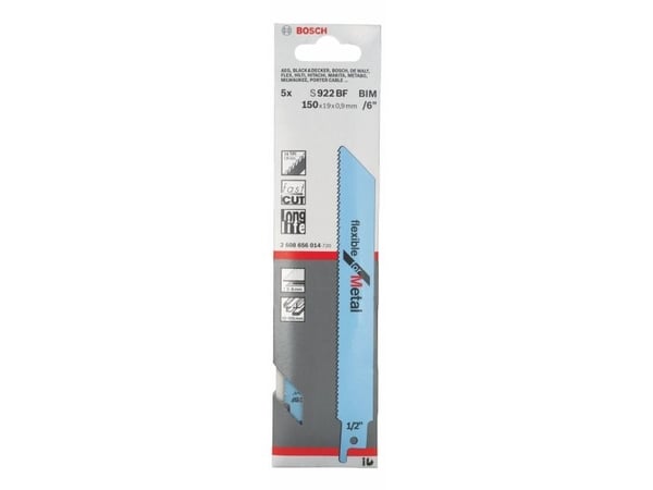 Bosch BAJONETSAVKLINGE S 922 BF 5 STK BIMETALLI