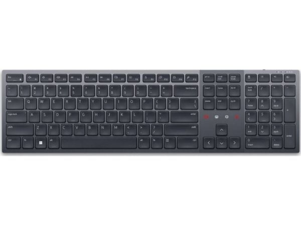 Dell Pro Premium Collaboration KB900 - Tangentbord - samarbete - bakgrundsbelyst - trådlös - 2.4 GHz, Bluetooth 5.1 - QWERTY - USA, internationellt...