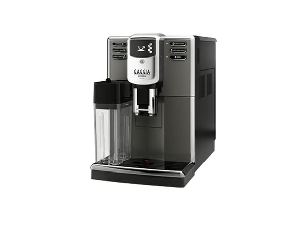 Gaggia Anima Class, Espressomaskin, 1,8 l, Kaffe bønner, Malt kaffe, Innebygd kaffekvern, 1500 W, Sort, Rustfritt stål