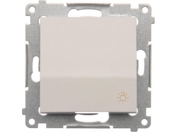 Contact-Simon Simon 54 Painonappi /valo/ 16AX 250V valkoinen DS1A.01/11