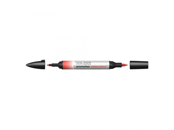 Winsor & Newton 0201095, Rød, Assorterte farger, Cadmium Red Hue, Fin/medium, Meisel-/kulespiss, Rund
