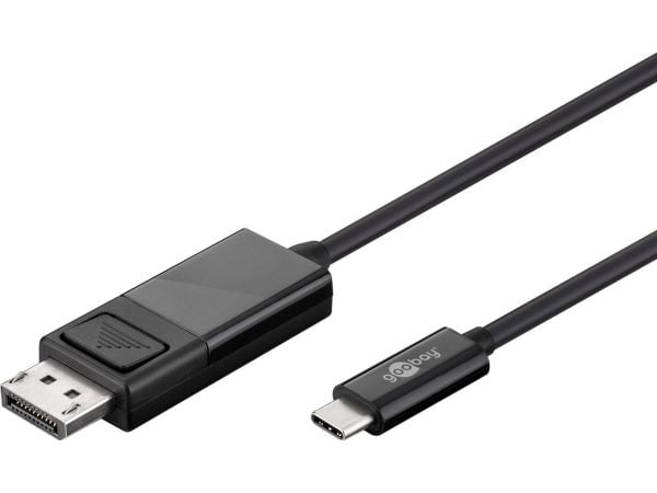goobay - Ekstern videoadapter - USB-C - DisplayPort - svart - engros