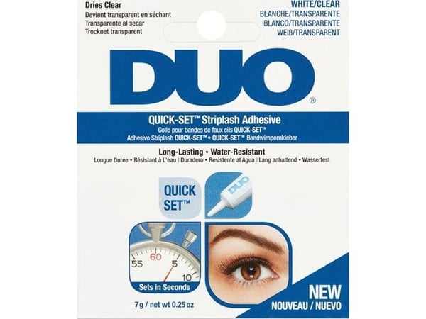 ARDELL DUO Clear Lash Adhesive 7g - Original Fake Lash Glue for Perfect Hold and Waterproof Eyelash Extension