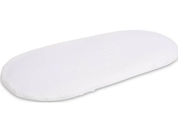 Sensillo beskyttelseslaken ikke-presset til trille/vogn jersey hvit 35x75