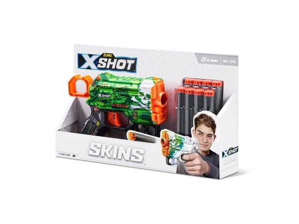 XShot SKINS MENACE Launcher (8 piler) mønster A XShot SKINS MENACE Launcher (8 piler) mønster A