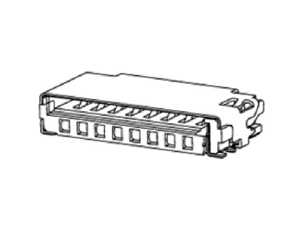Molex Liitäntäkotelokaapeli Napojen kokonaismäärä 8 Ristikoko: 1,1 mm 475710001-4500 4500 kpl Nauha koko kelalla (Full reel)