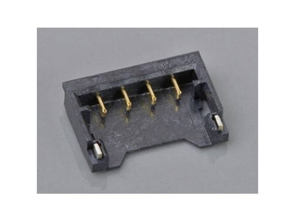 Molex Stiftliste (standard) Samlet antal poler 4 Rastermål: 1.2 mm 781710004-4500 4500 stk Tape on Full reel