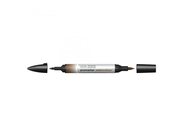Winsor & Newton 0201076, Brun, Assorterte farger, Burnt Umber, Fin/medium, Meisel-/kulespiss, Rund