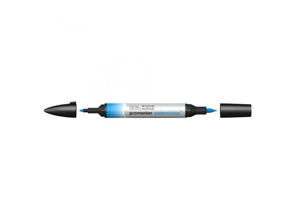 Winsor & Newton 0201515, Blå, Assorterte farger, Phthalo Blue (Green Shade), Fin/medium, Meisel-/kulespiss, Rund