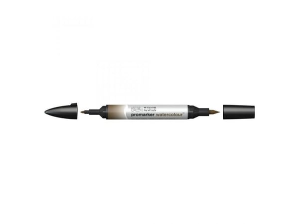 Winsor & Newton 0201554, Brun, Assorterte farger, Raw Umber, Fin/medium, Meisel-/kulespiss, Rund