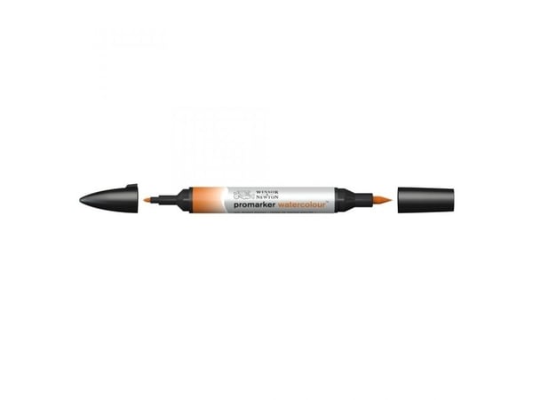 Winsor & Newton 0201074, Brun, Assorterte farger, Burnt Sienna, Fin/medium, Meisel-/kulespiss, Rund
