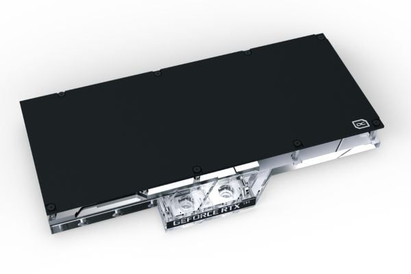 Alphacool 13089, Vattenblock + bakre platta, Akryl, Gjuten aluminium, Koppar, Svart, 3-Pin, 1/4", Grafikkort