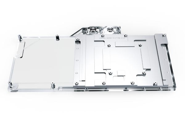 Alphacool 13089, Vannblokk + Bakplate, Akryl, Aluminium, Kobber (Cu), Sort, 3-Pin, 1/4", Grafikkort